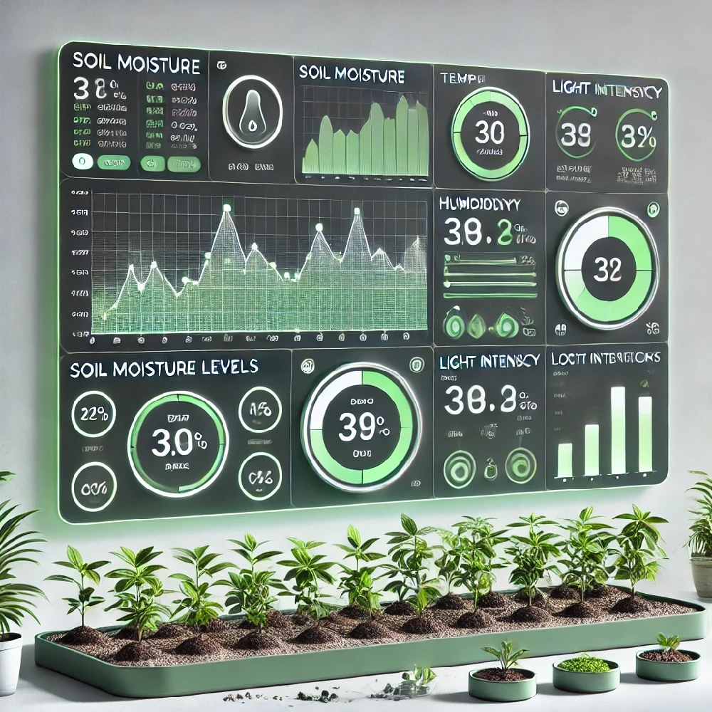 Dashboard of Plant Health Monitoring System