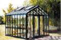  10 x 12 Dark Green Victorian Glass Greenhouses